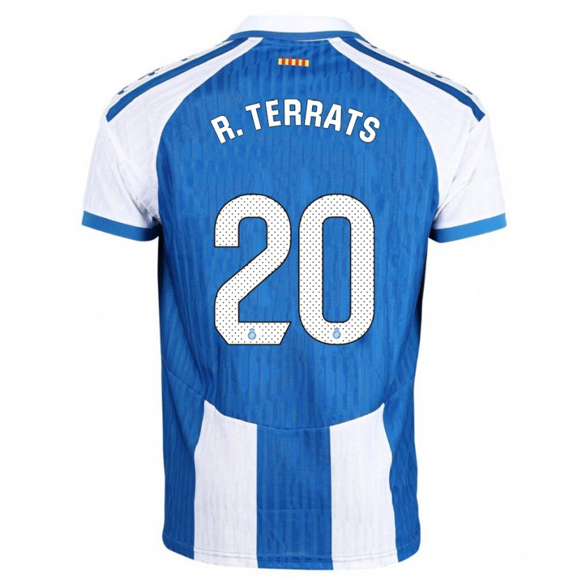 Danxen Herren Ramón Terrats #20 Blau Weiß Heimtrikot Trikot 2025/26 T-Shirt
