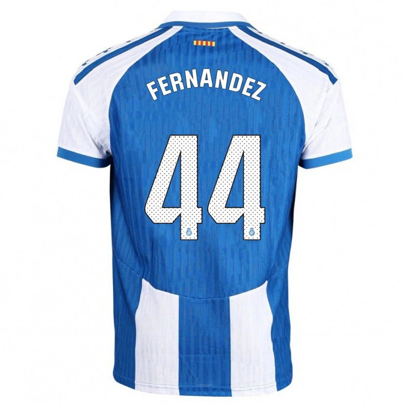 Danxen Herren Marcos Fernández #44 Blau Weiß Heimtrikot Trikot 2025/26 T-Shirt