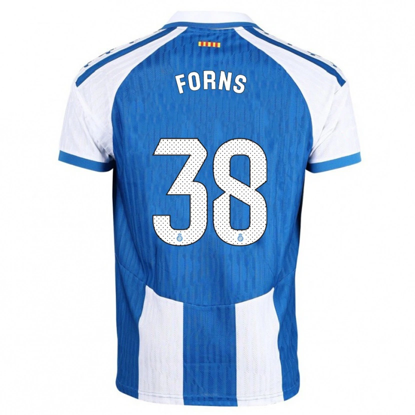 Danxen Herren Ian Forns #38 Blau Weiß Heimtrikot Trikot 2025/26 T-Shirt