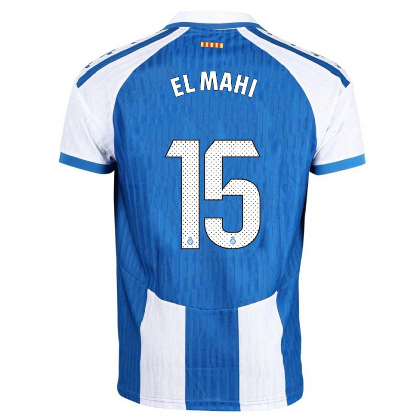 Danxen Herren Mohamed El Mahi #15 Blau Weiß Heimtrikot Trikot 2025/26 T-Shirt