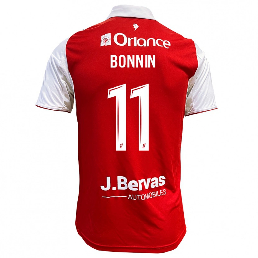 Danxen Herren Lilian Bonnin #11 Rot Weiß Heimtrikot Trikot 2025/26 T-Shirt