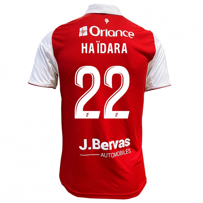 Danxen Herren Massadio Haidara #22 Rot Weiß Heimtrikot Trikot 2025/26 T-Shirt