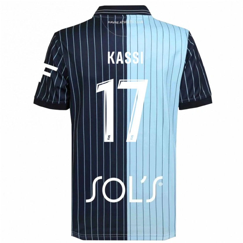Danxen Herren Sarah Kassi #17 Marine Himmelblau Heimtrikot Trikot 2025/26 T-Shirt