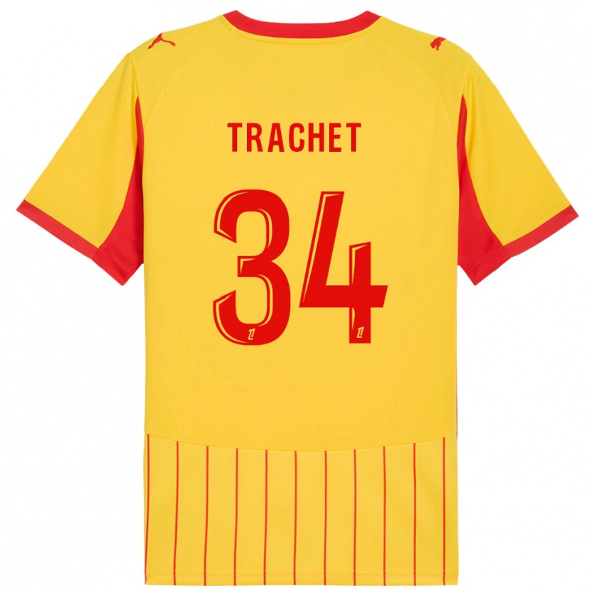 Danxen Herren Amélie Trachet #34 Gelb Rot Heimtrikot Trikot 2025/26 T-Shirt
