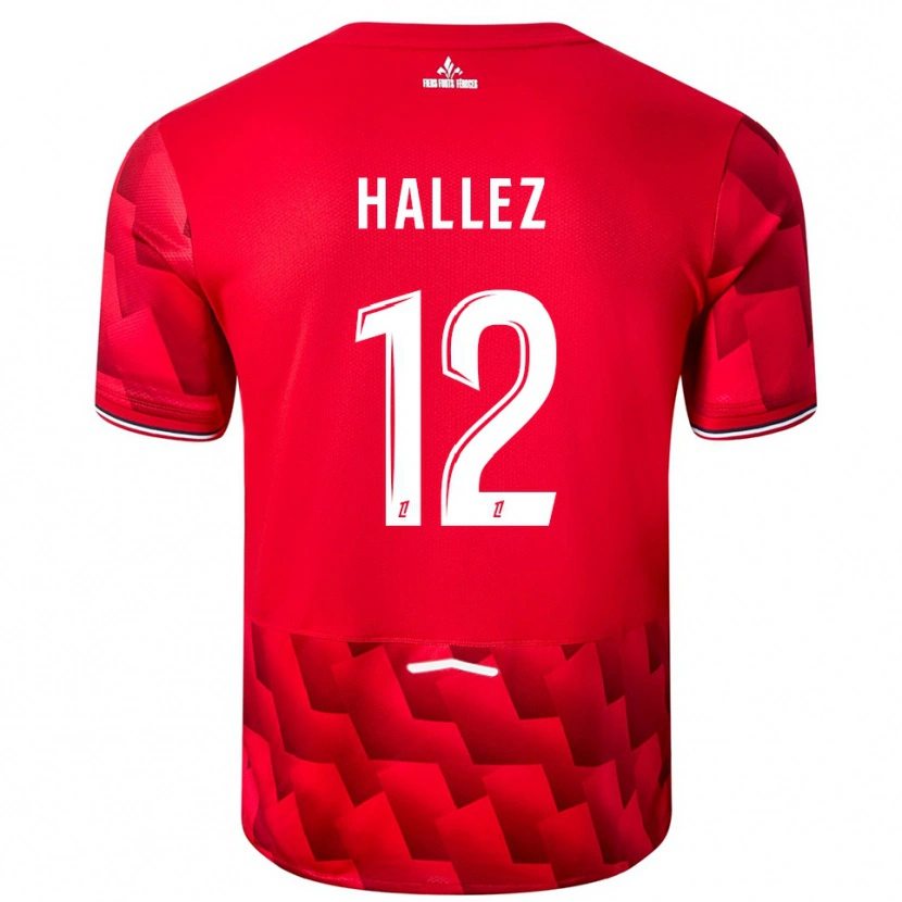 Danxen Herren Alexis Hallez #12 Rot Weiß Heimtrikot Trikot 2025/26 T-Shirt