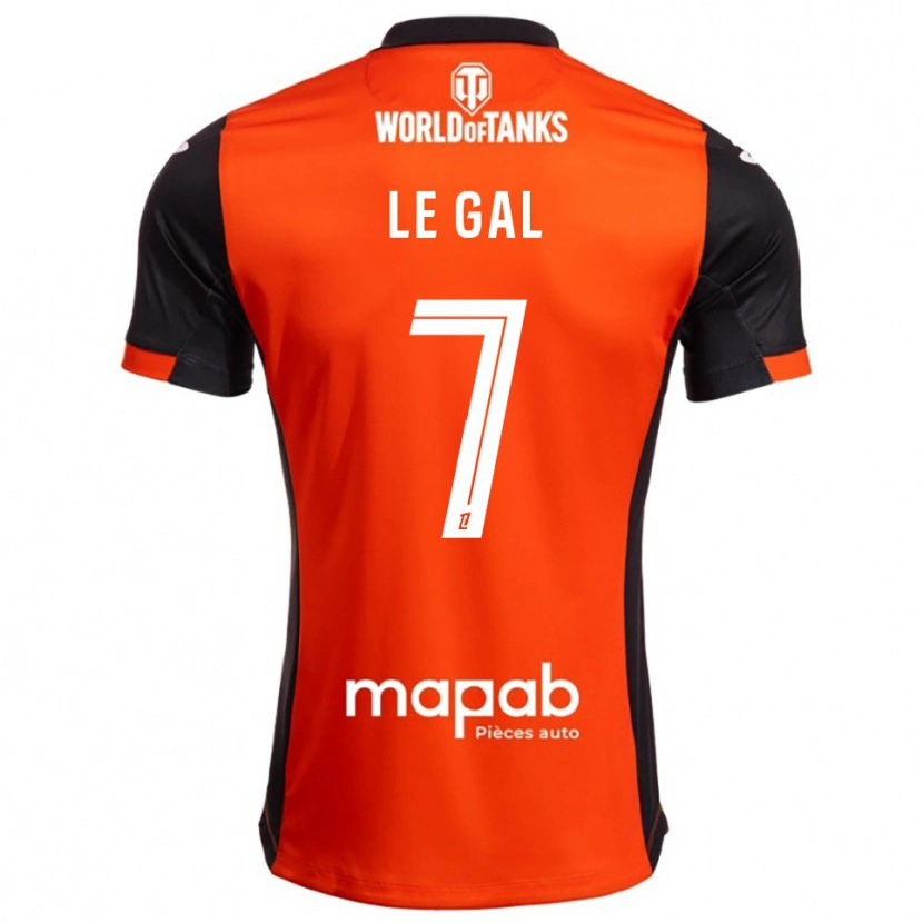 Danxen Herren Noah Le Gal #7 Schwarz Orange Heimtrikot Trikot 2025/26 T-Shirt