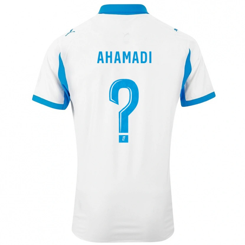 Danxen Herren Malik Ahamadi #0 Weiß Himmelblau Heimtrikot Trikot 2025/26 T-Shirt