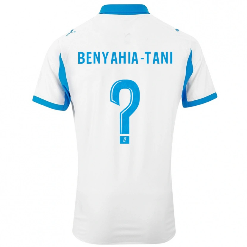 Danxen Herren Aylan Benyahia-Tani #0 Weiß Himmelblau Heimtrikot Trikot 2025/26 T-Shirt