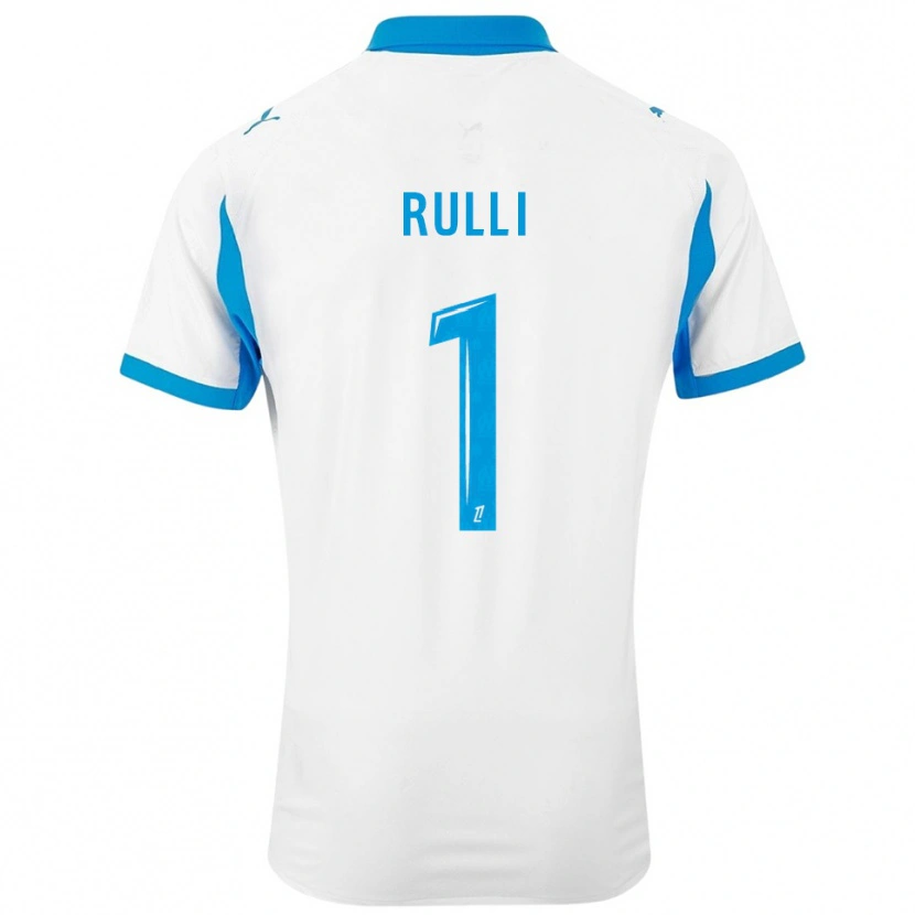 Danxen Herren Gerónimo Rulli #1 Weiß Himmelblau Heimtrikot Trikot 2025/26 T-Shirt
