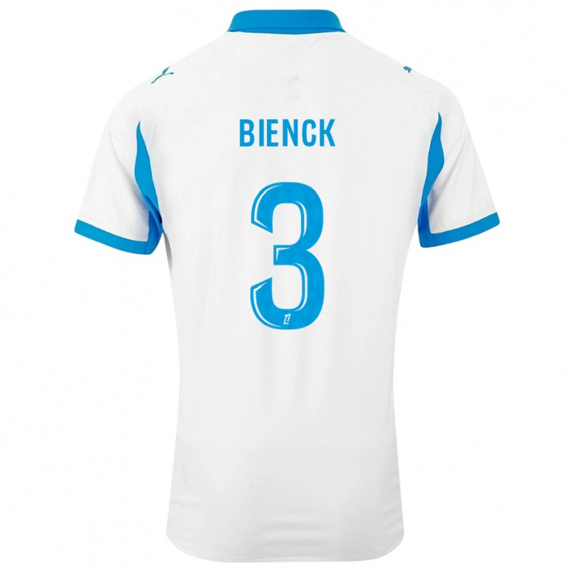 Danxen Herren Felix Bienck #3 Weiß Himmelblau Heimtrikot Trikot 2025/26 T-Shirt