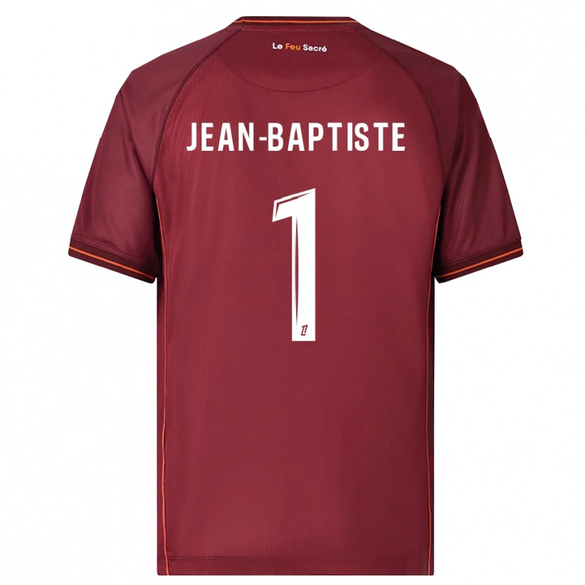 Danxen Herren Romain Jean-Baptiste #1 Burgunderrot Weiß Heimtrikot Trikot 2025/26 T-Shirt