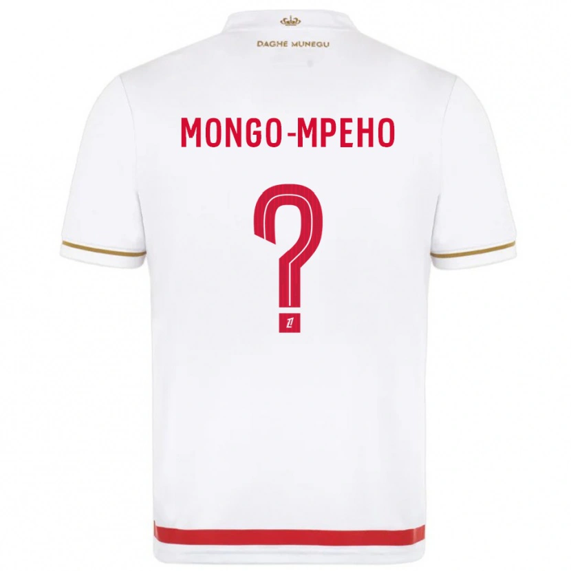 Danxen Herren Djordan Mongo-Mpeho #0 Rot Weiß Heimtrikot Trikot 2025/26 T-Shirt