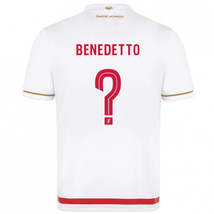 Danxen Herren Antéo Benedetto #0 Rot Weiß Heimtrikot Trikot 2025/26 T-Shirt