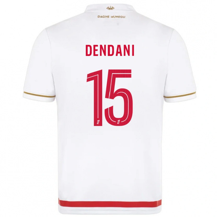 Danxen Herren Nacim Dendani #15 Rot Weiß Heimtrikot Trikot 2025/26 T-Shirt