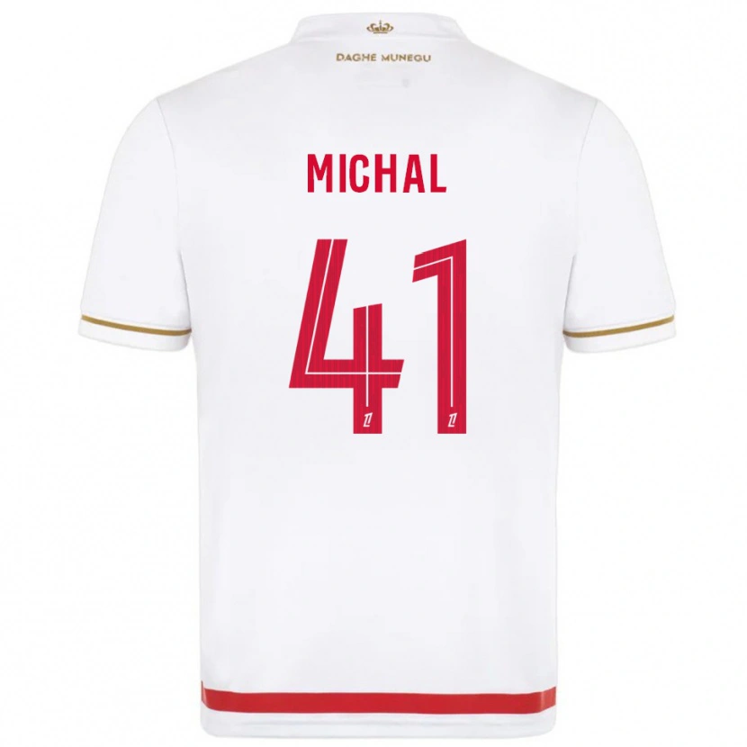 Danxen Herren Lucas Michal #41 Rot Weiß Heimtrikot Trikot 2025/26 T-Shirt