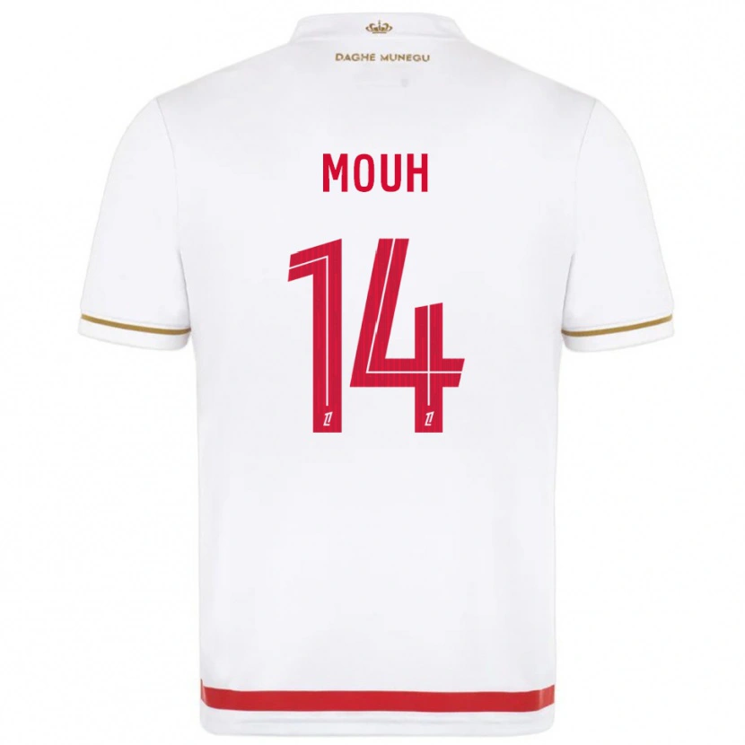 Danxen Herren Yasir Mouh #14 Rot Weiß Heimtrikot Trikot 2025/26 T-Shirt
