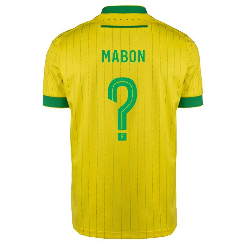 Danxen Herren Tom Mabon #0 Gelb Grün Heimtrikot Trikot 2025/26 T-Shirt
