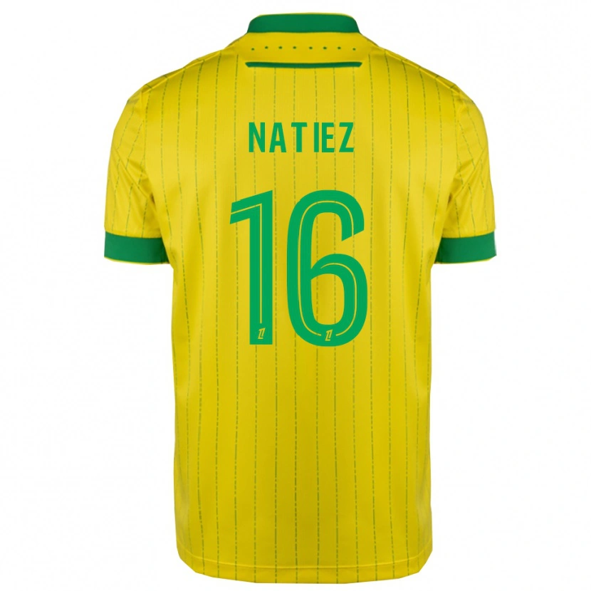 Danxen Herren Stanislas Natiez #16 Gelb Grün Heimtrikot Trikot 2025/26 T-Shirt