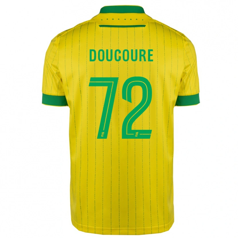 Danxen Herren Sékou Doucouré #72 Gelb Grün Heimtrikot Trikot 2025/26 T-Shirt