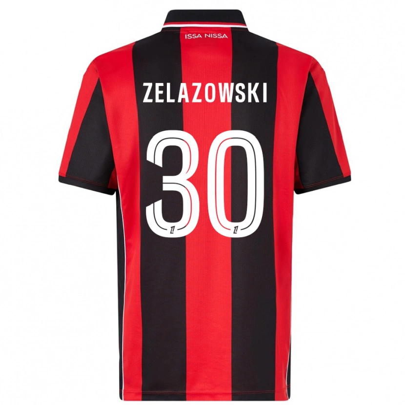 Danxen Herren Bartosz Zelazowski #30 Rot Schwarz Heimtrikot Trikot 2025/26 T-Shirt