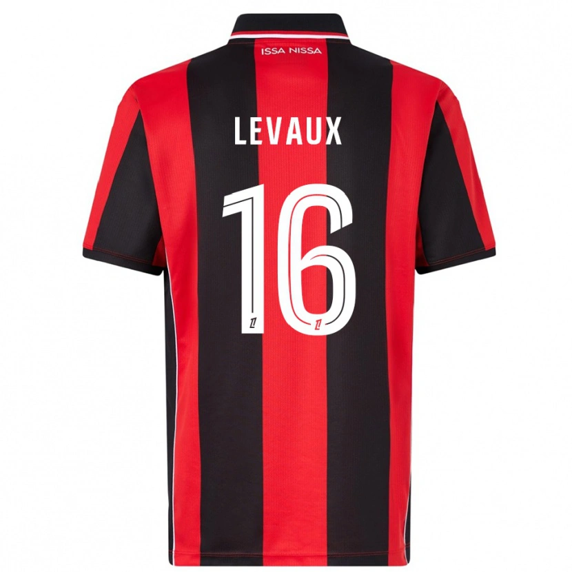 Danxen Herren Lana Levaux #16 Rot Schwarz Heimtrikot Trikot 2025/26 T-Shirt