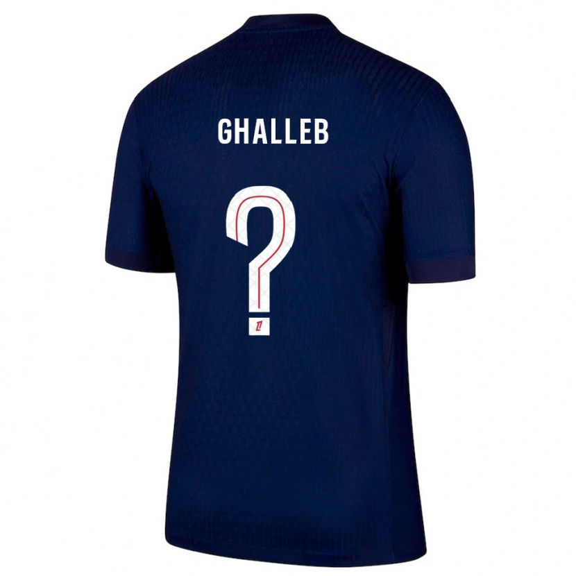 Danxen Herren Edem Ghalleb #0 Marine Rot Heimtrikot Trikot 2025/26 T-Shirt