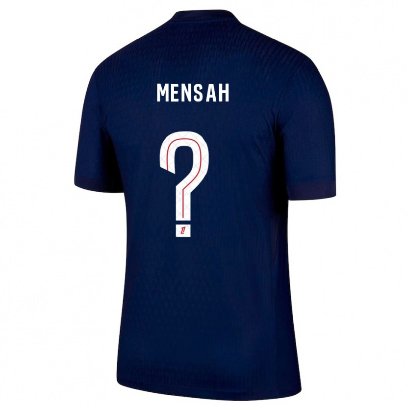 Danxen Herren Isaac Mensah #0 Marine Rot Heimtrikot Trikot 2025/26 T-Shirt