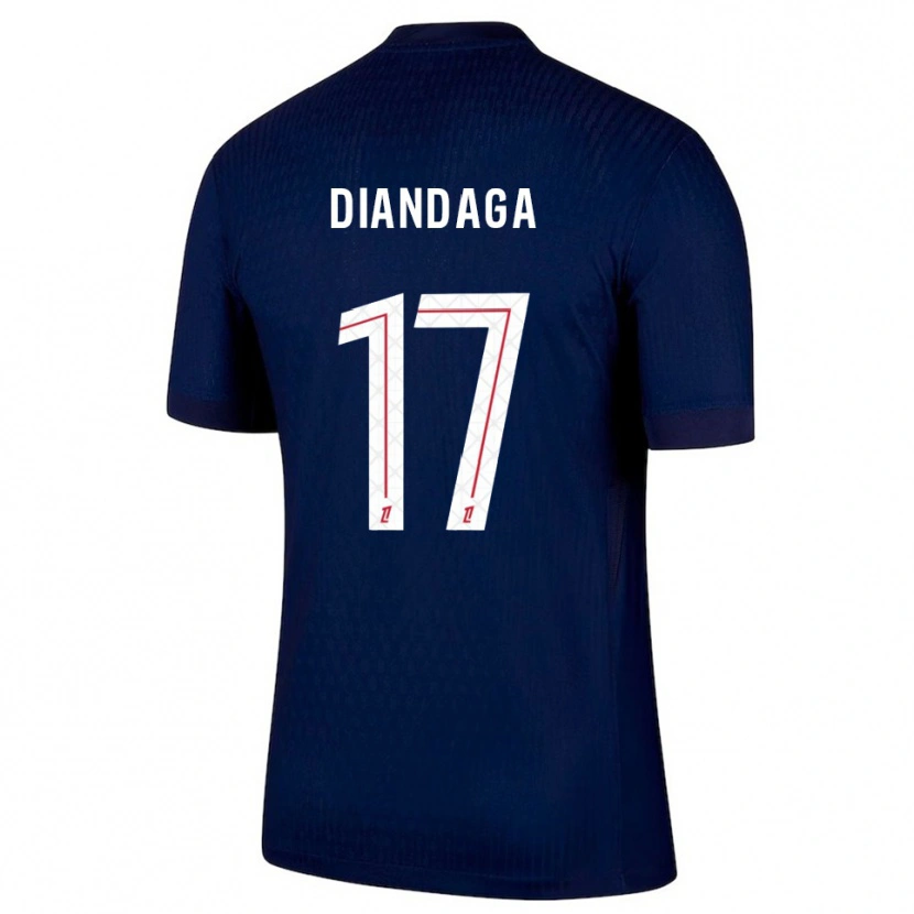 Danxen Herren Hermann Malonga #17 Marine Rot Heimtrikot Trikot 2025/26 T-Shirt