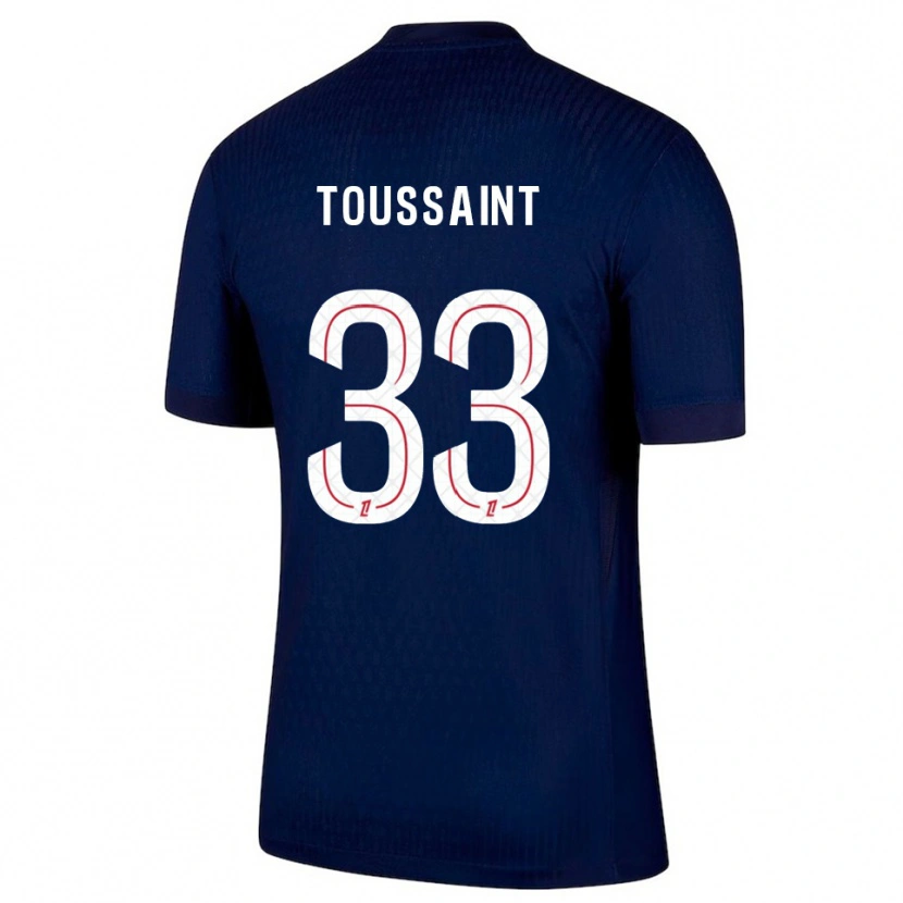 Danxen Herren Océane Toussaint #33 Marine Rot Heimtrikot Trikot 2025/26 T-Shirt