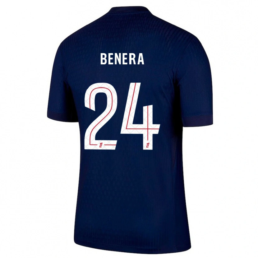 Danxen Herren Baby Jordy Benera #24 Marine Rot Heimtrikot Trikot 2025/26 T-Shirt