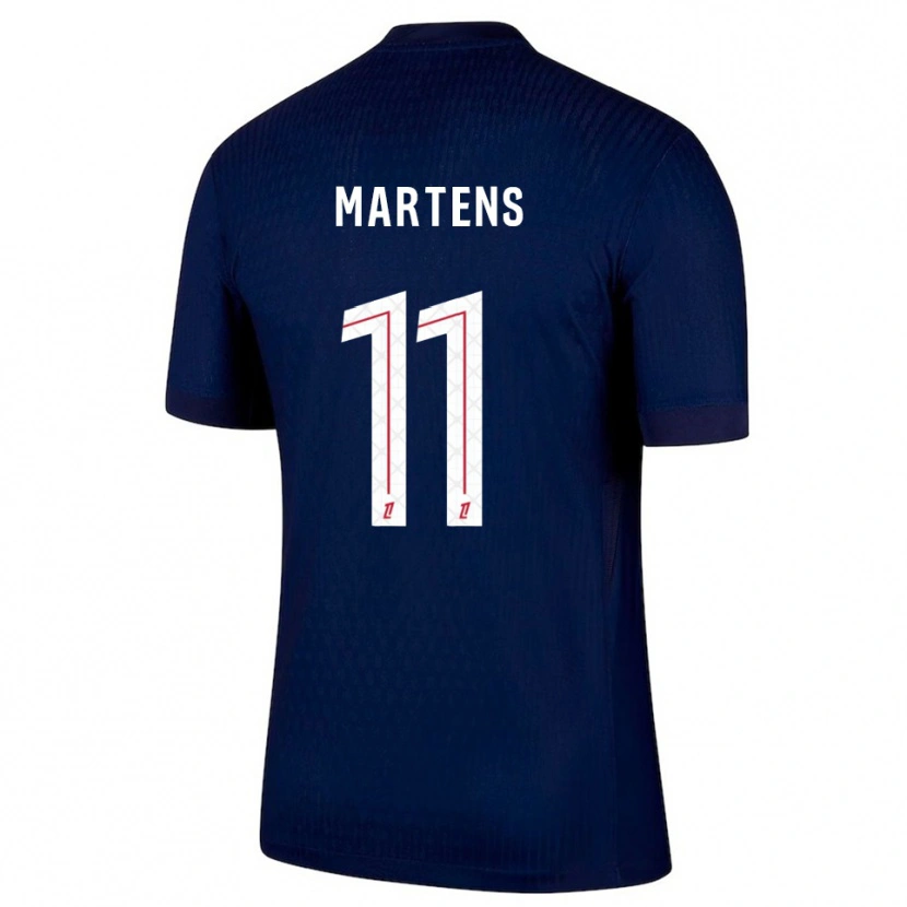 Danxen Herren Lieke Martens #11 Marine Rot Heimtrikot Trikot 2025/26 T-Shirt