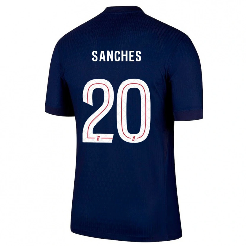 Danxen Herren Cédric Sanches #20 Marine Rot Heimtrikot Trikot 2025/26 T-Shirt