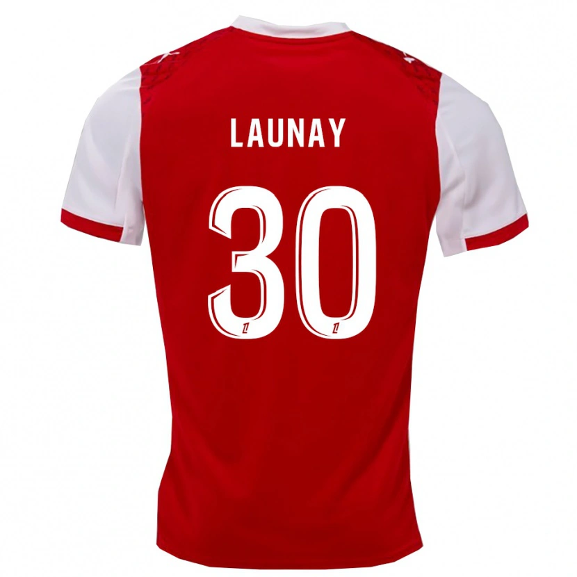 Danxen Herren Elisa Launay #30 Rot Weiß Heimtrikot Trikot 2025/26 T-Shirt