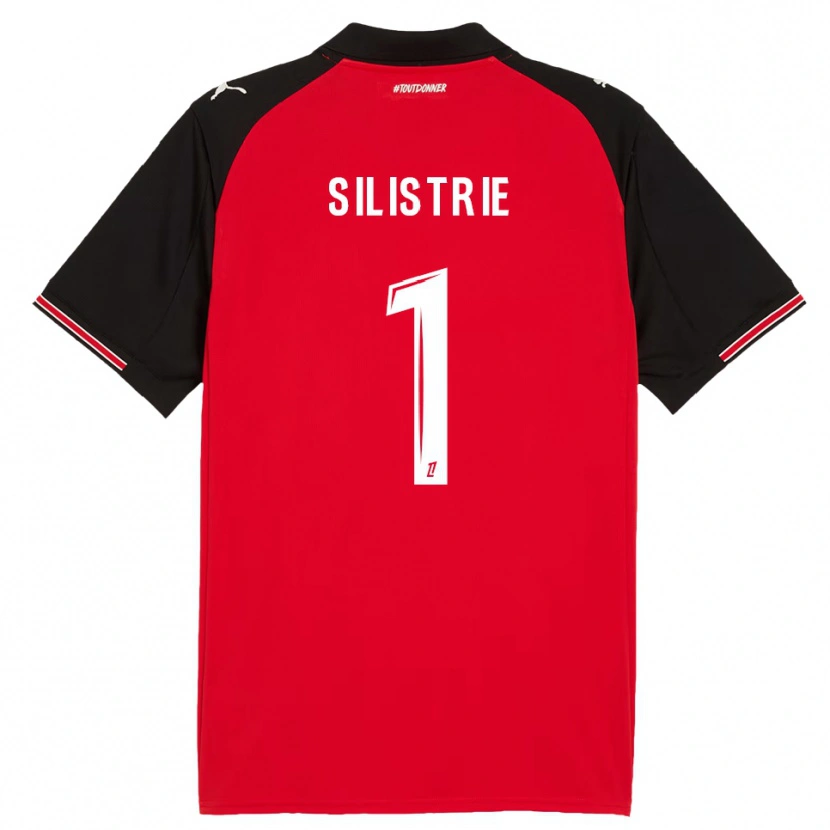 Danxen Herren Mathys Silistrie #1 Rot Schwarz Heimtrikot Trikot 2025/26 T-Shirt
