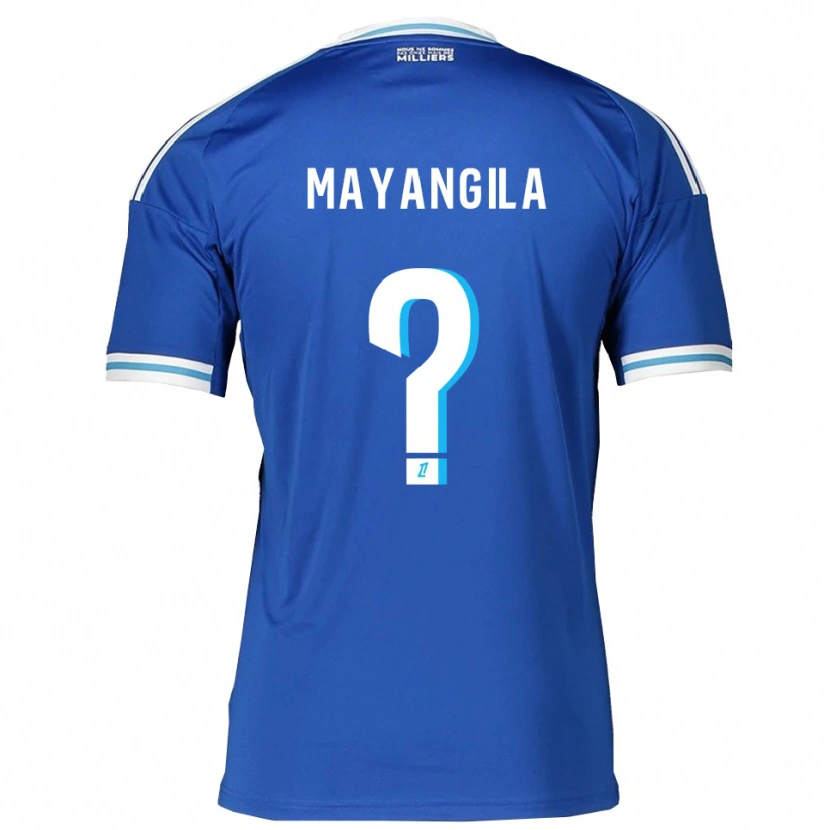 Danxen Herren Ryan Tutu Mayangila #0 Blau Weiß Heimtrikot Trikot 2025/26 T-Shirt