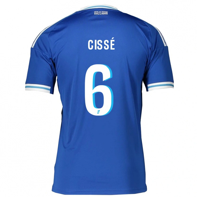 Danxen Herren Amadou Cissé #6 Blau Weiß Heimtrikot Trikot 2025/26 T-Shirt