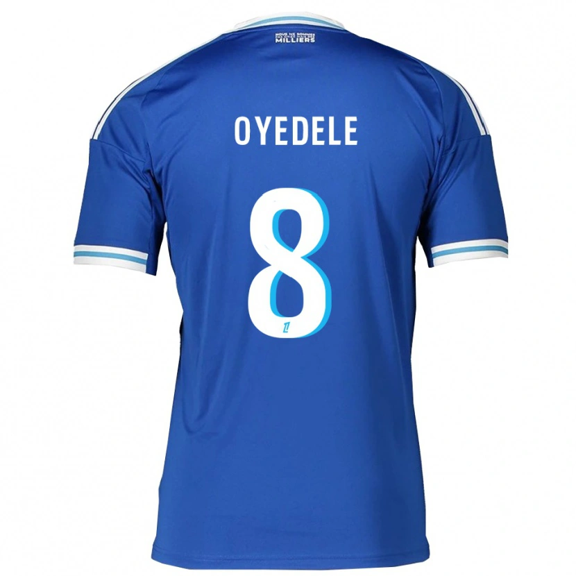Danxen Herren Maxi Oyedele #8 Blau Weiß Heimtrikot Trikot 2025/26 T-Shirt