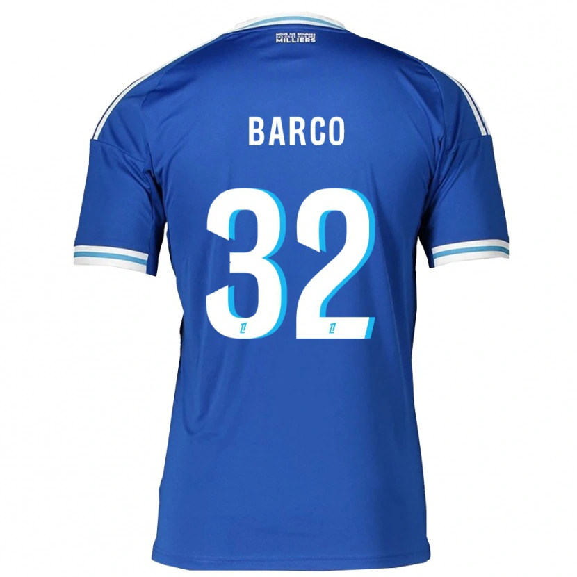 Danxen Herren Valentín Barco #32 Blau Weiß Heimtrikot Trikot 2025/26 T-Shirt