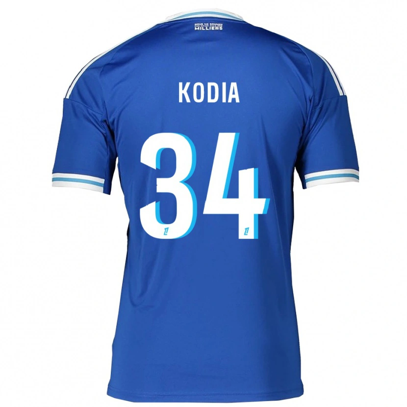 Danxen Herren Ghianny Kodia #34 Blau Weiß Heimtrikot Trikot 2025/26 T-Shirt