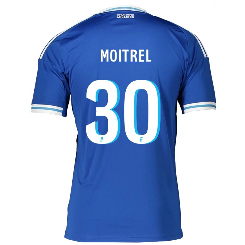 Danxen Herren Pauline Moitrel #30 Blau Weiß Heimtrikot Trikot 2025/26 T-Shirt