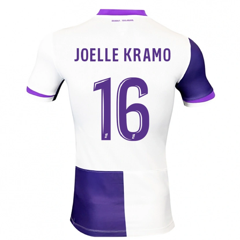 Danxen Herren Marie Joelle Kramo #16 Lila Weiß Heimtrikot Trikot 2025/26 T-Shirt