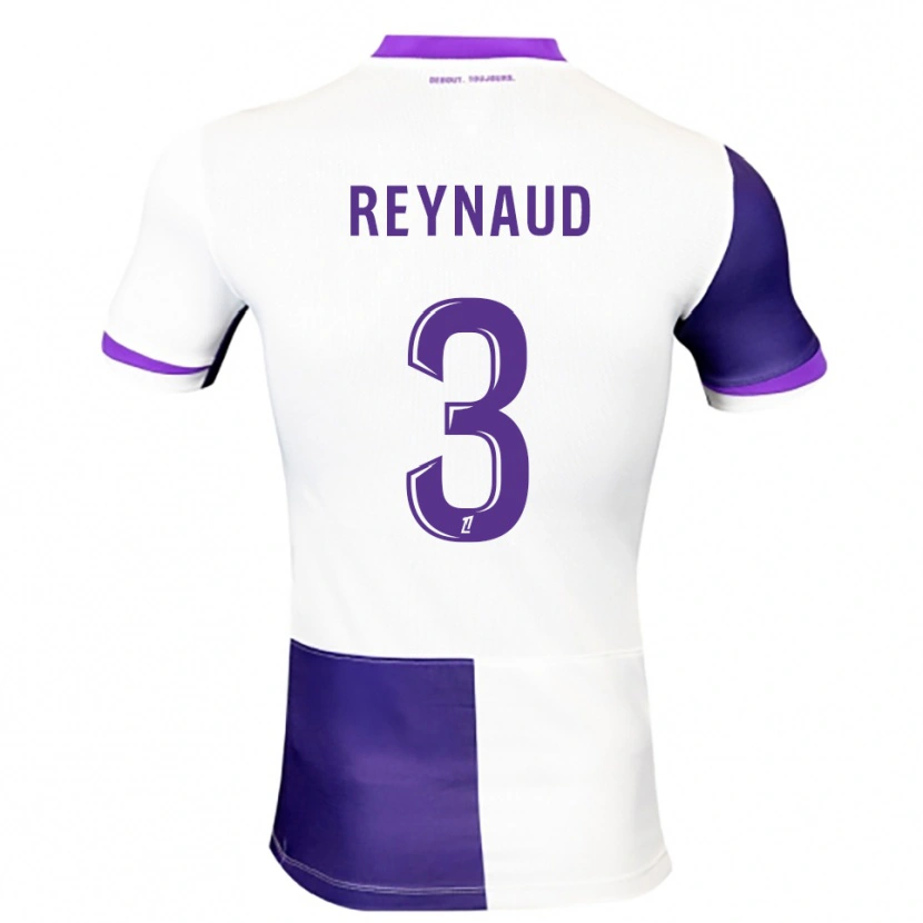 Danxen Herren Louis Reynaud #3 Lila Weiß Heimtrikot Trikot 2025/26 T-Shirt