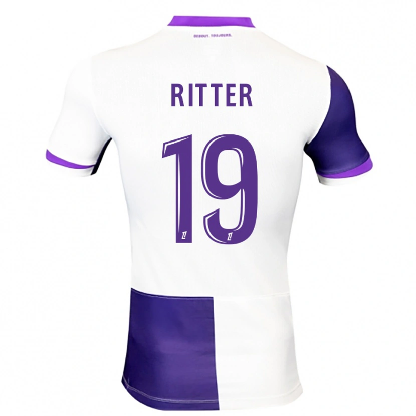 Danxen Herren Morgane Ritter #19 Lila Weiß Heimtrikot Trikot 2025/26 T-Shirt