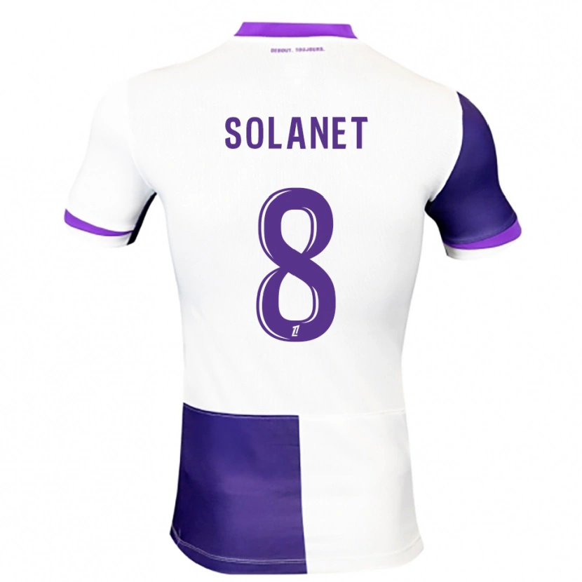 Danxen Herren Tatiana Solanet #8 Lila Weiß Heimtrikot Trikot 2025/26 T-Shirt