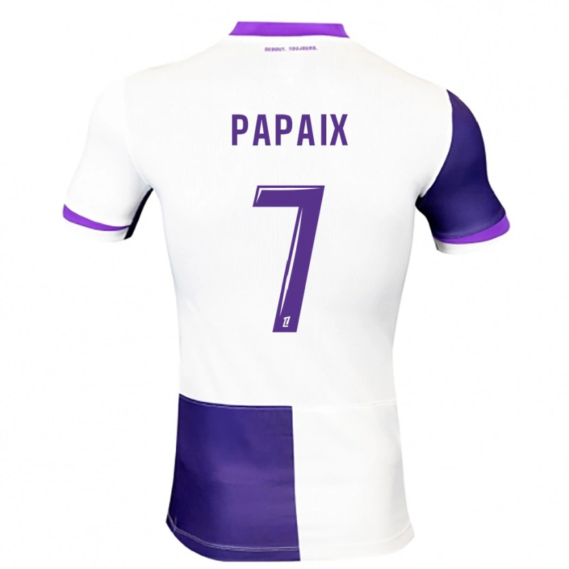 Danxen Herren Marie Papaix #7 Lila Weiß Heimtrikot Trikot 2025/26 T-Shirt