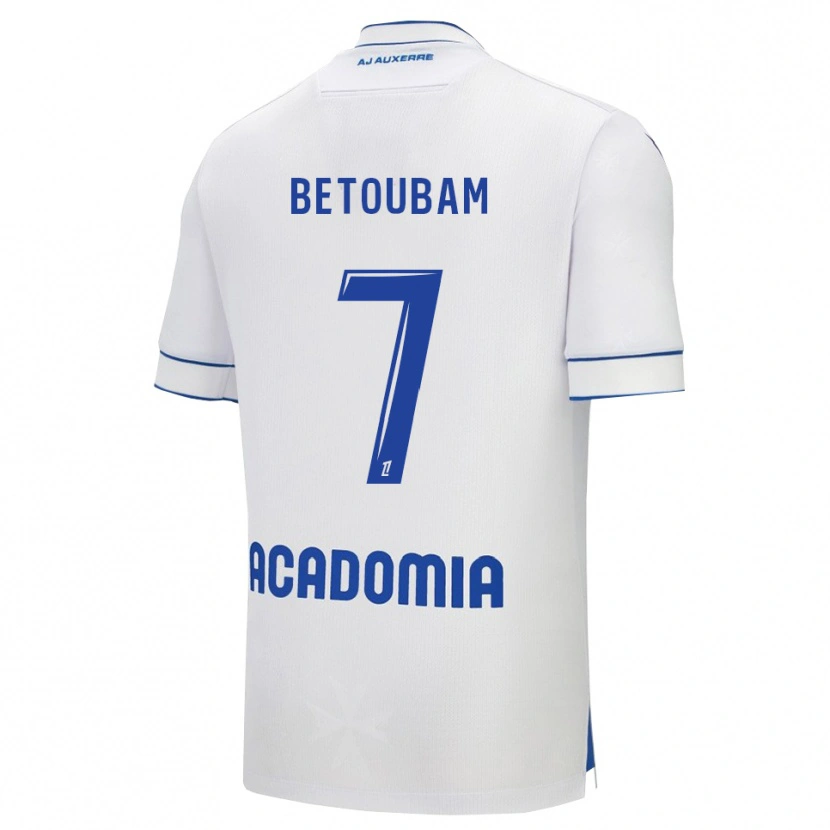 Danxen Herren Clément Betoubam #7 Weiß Blau Heimtrikot Trikot 2025/26 T-Shirt