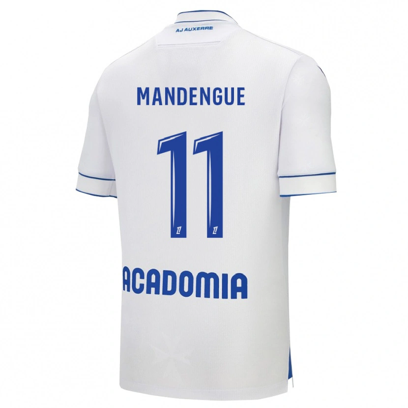 Danxen Herren Rayan Mandengue #11 Weiß Blau Heimtrikot Trikot 2025/26 T-Shirt