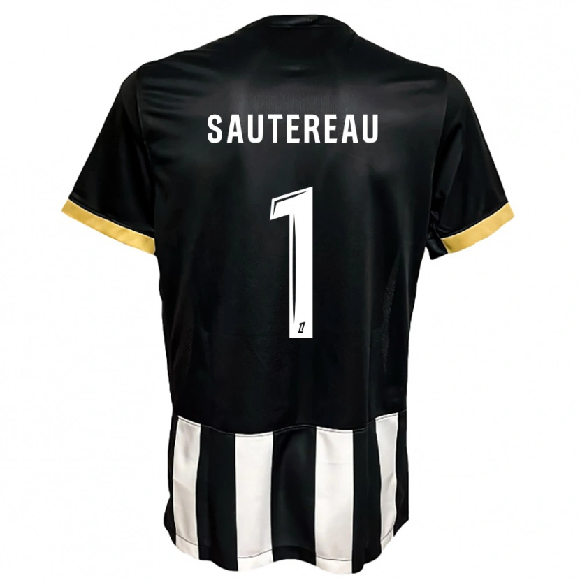 Danxen Herren Enzo Sautereau #1 Schwarz Weiß Heimtrikot Trikot 2025/26 T-Shirt