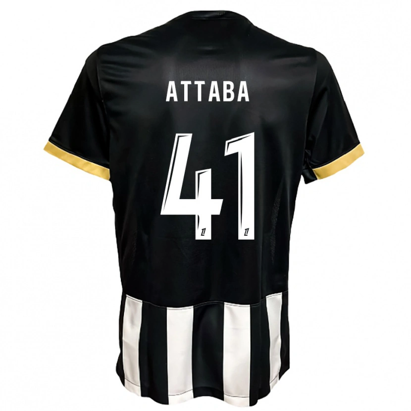 Danxen Herren Sofian Attaba #41 Schwarz Weiß Heimtrikot Trikot 2025/26 T-Shirt