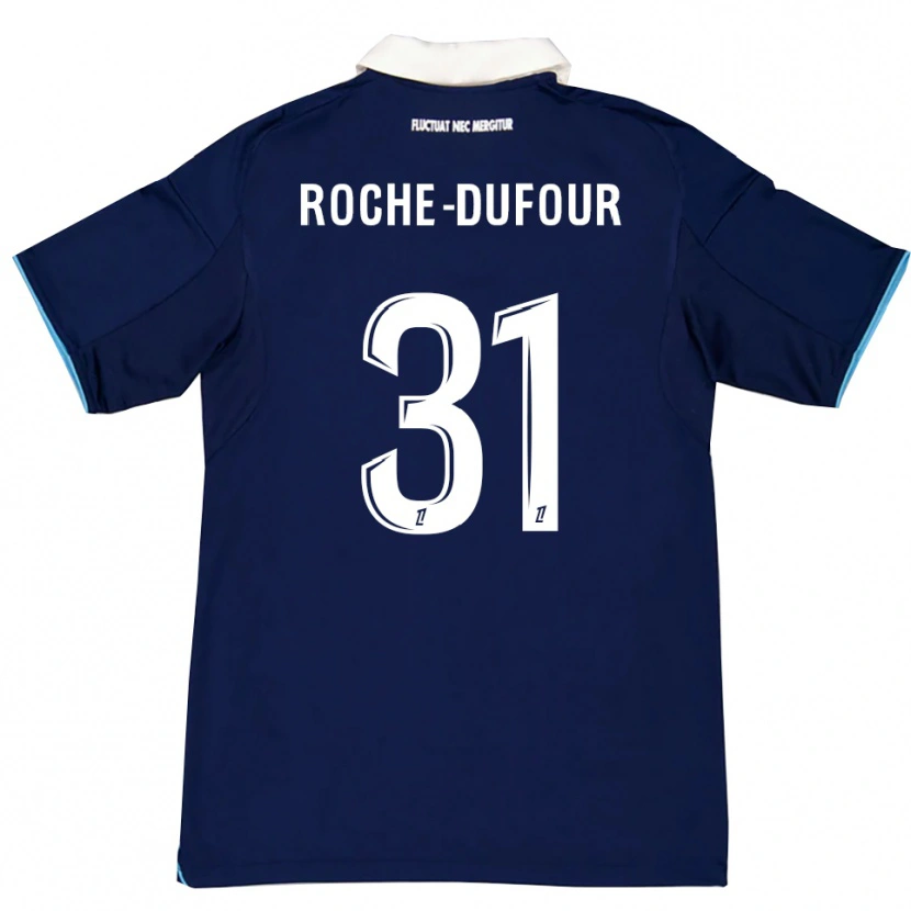 Danxen Herren Kenza Roche Dufour #31 Dunkelblau Weiß Heimtrikot Trikot 2025/26 T-Shirt